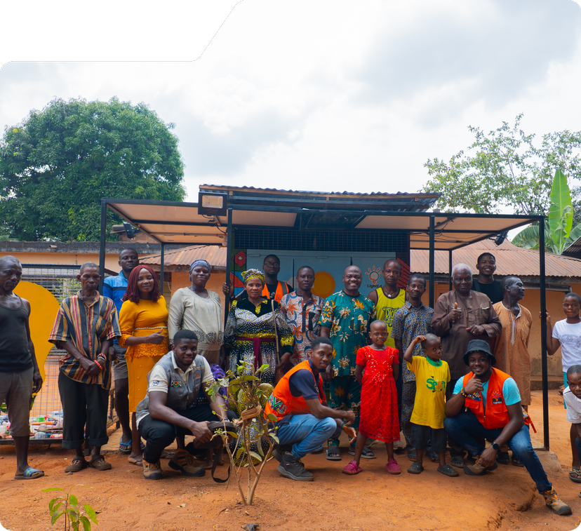 Community members benefiting from Light House